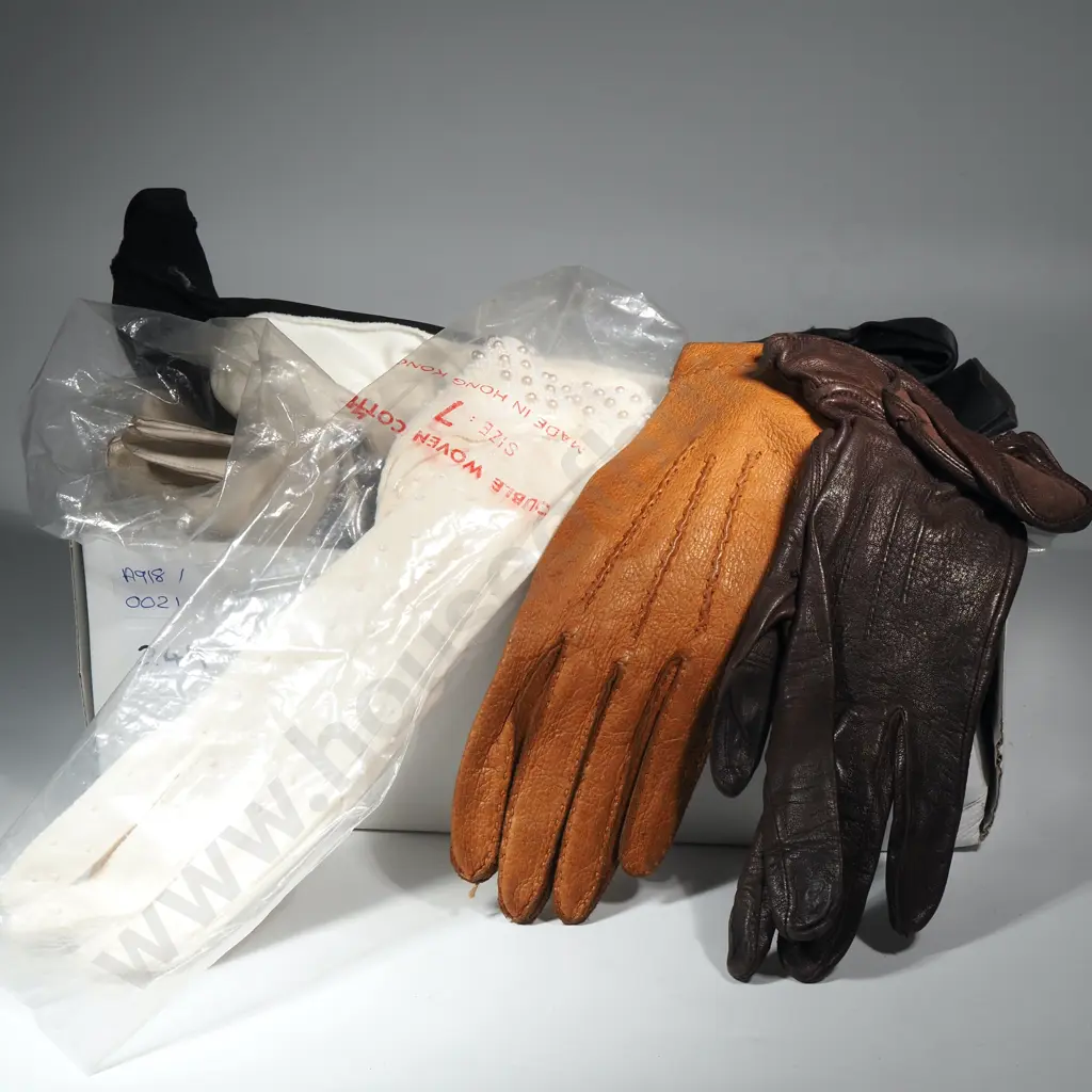 Assorted Box of Ladies Size 7 Gloves Image 1++