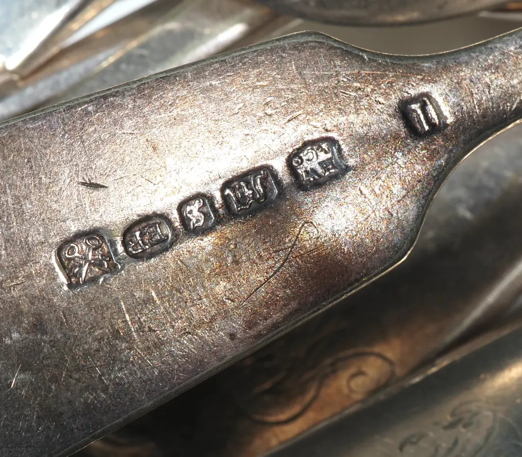 A Large Selection of Antique Quality S/P Flatware  Image 1++