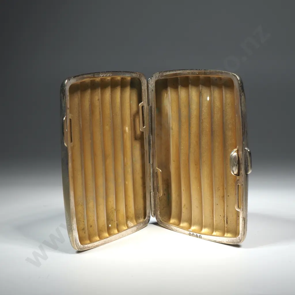 Ornate S.P Cigarette Case  Image 1++