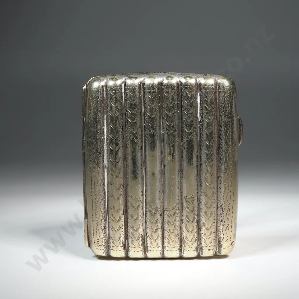 Ornate S.P Cigarette Case  Image 1++