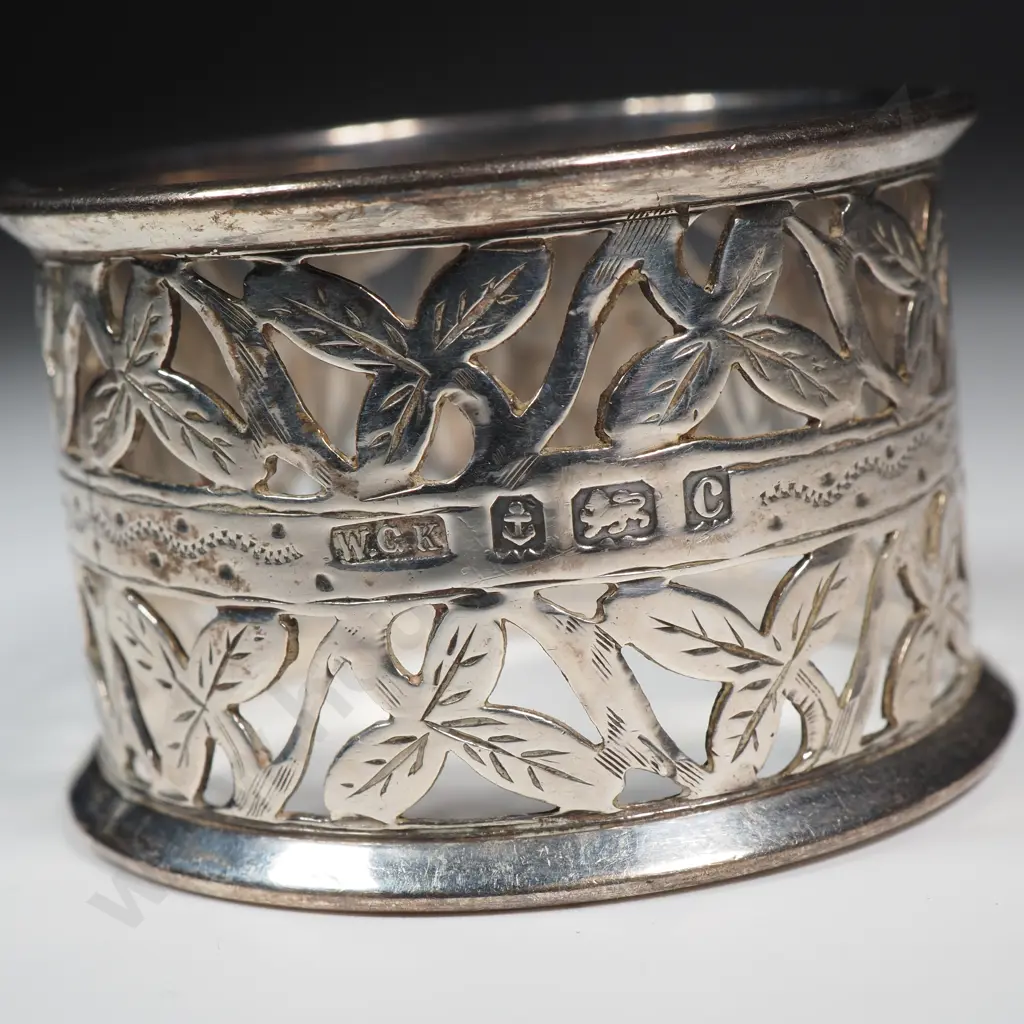 Sterling Silver Napkin Ring Image 1++