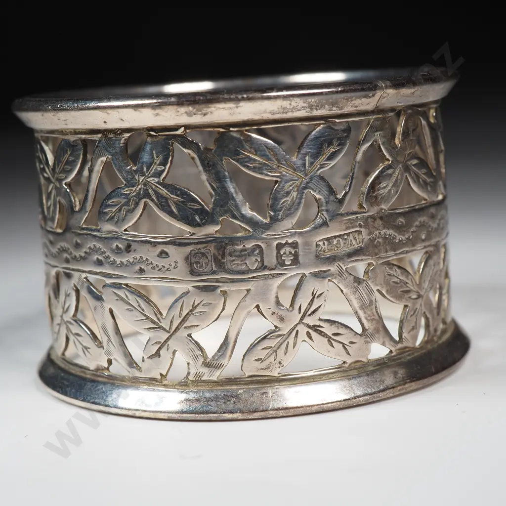 Sterling Silver Napkin Ring Image 1++