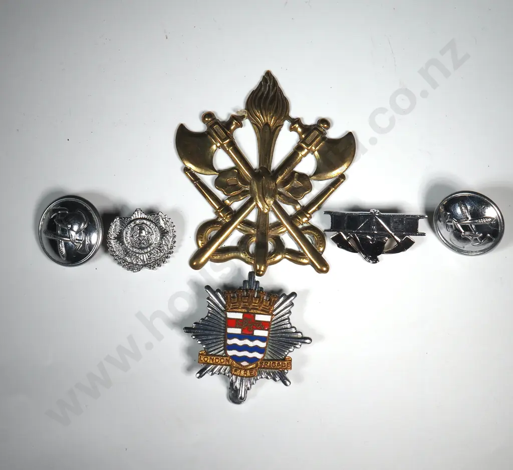 Assorted Lot of Fire Related Badges  Image 1++