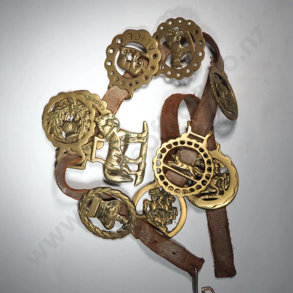 Assorted Vintage Horse Brasses Image 1++