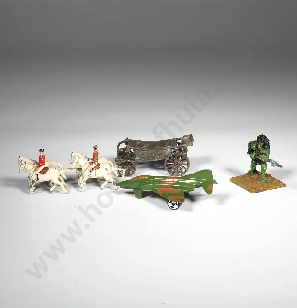 Three Miniature Lead Toys Image 1++