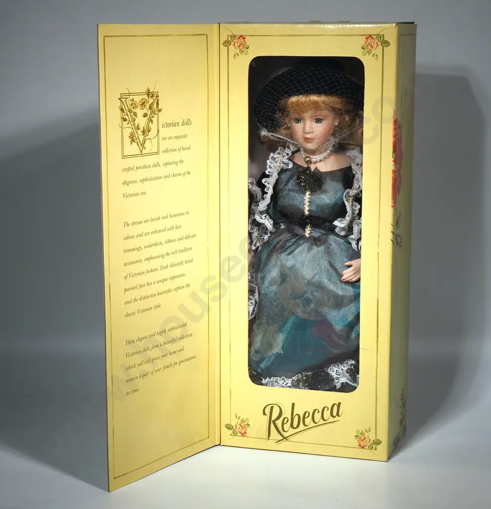 Hand Crafted Victorian Porcelain Doll Collectable - Rebecca Image 1++