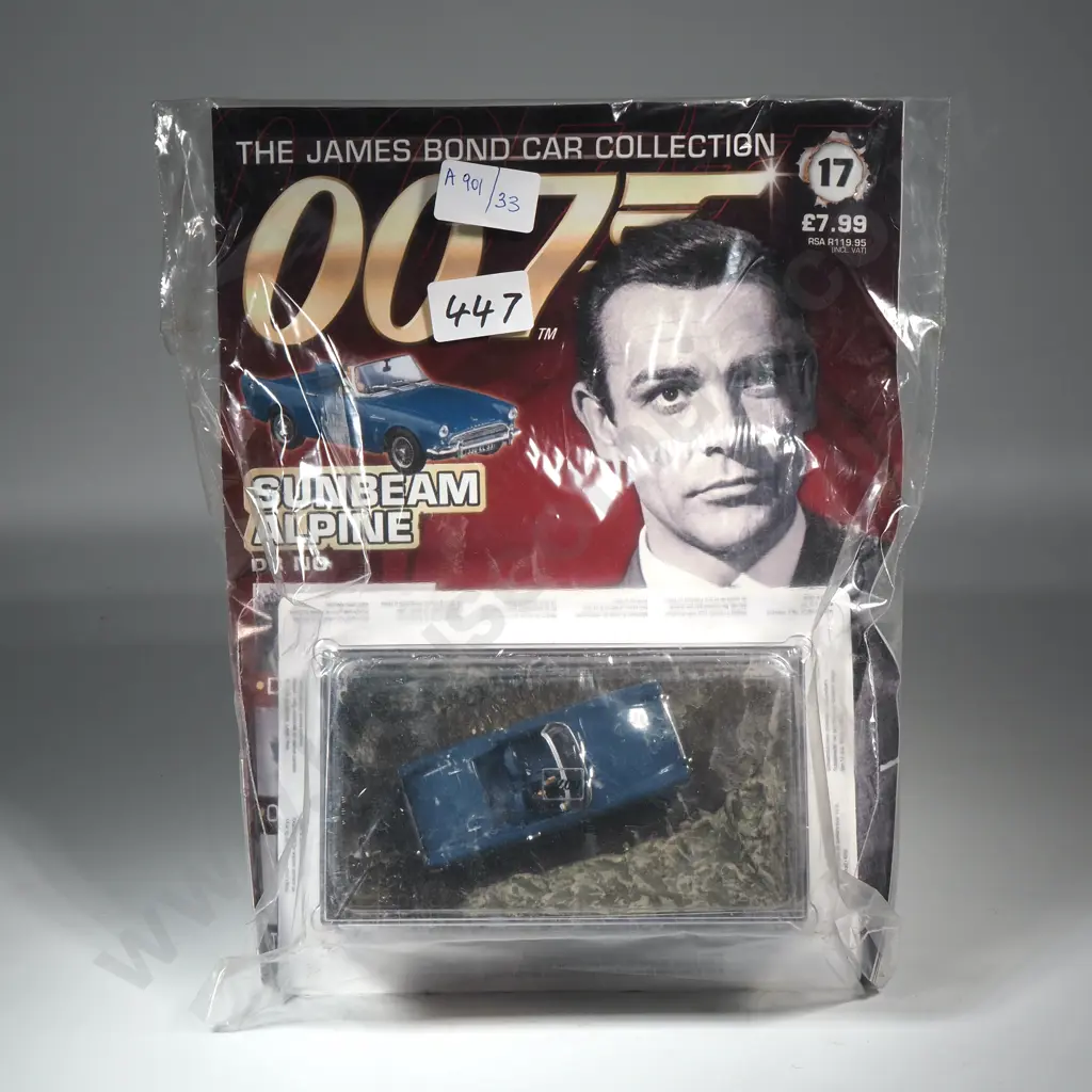 DY017 James Bond Car Collection  1/43 O Scale Sunbeam Alpine Dr. No.. Image 1++