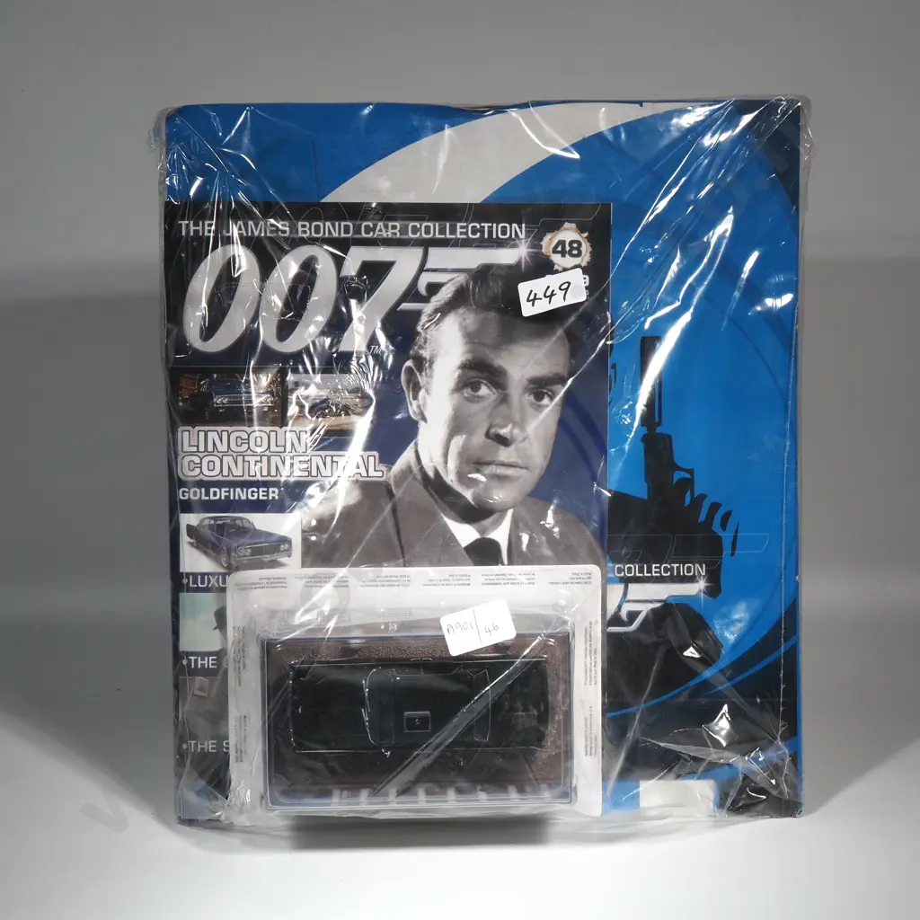 DY48 James Bond Car Collection 1/43 O Scale.Lincoln Continental, Goldfinger  Image 1++
