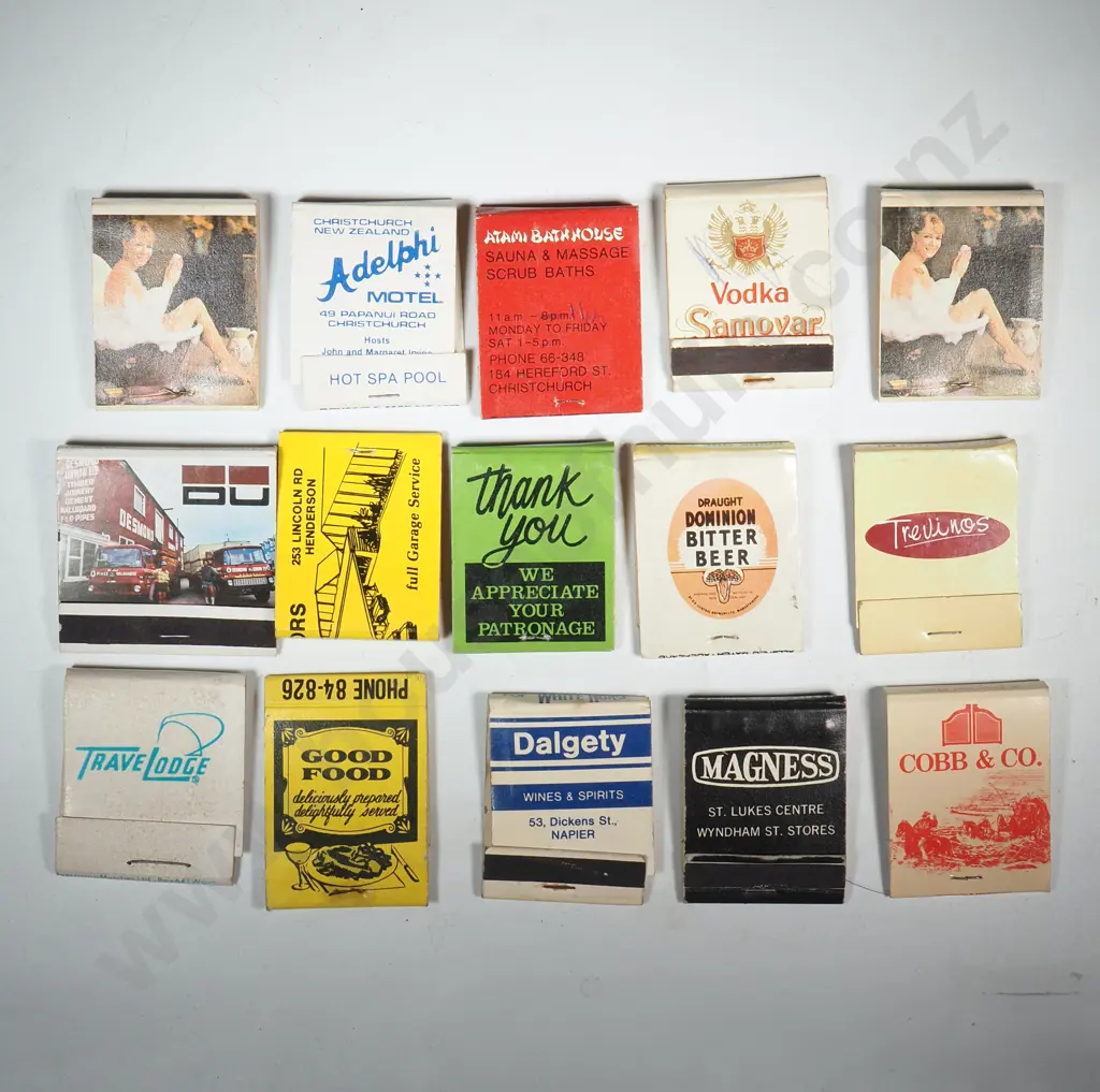 Collection Of Fifteen Vintage Matchboxes Image 1++