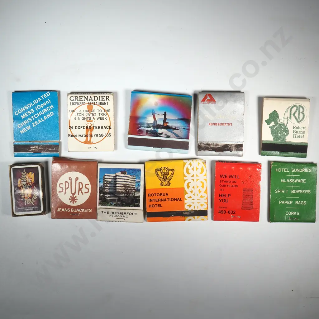 Collection Of Eleven Vintage   Matchboxes Image 1++