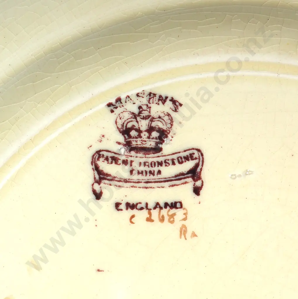 Masons Hand Painted Plate  Image 1++