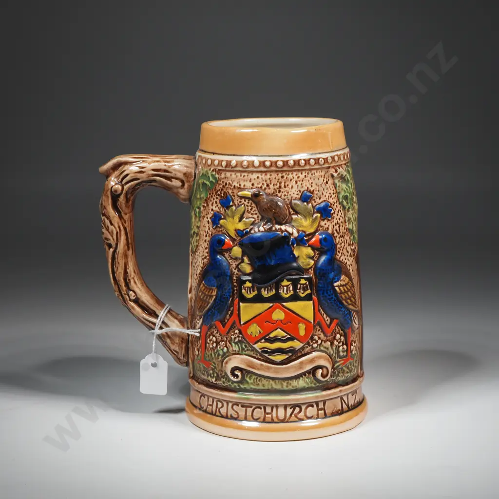 Vintage Souvenir Stein - Christchurch, The Garden City Image 1++