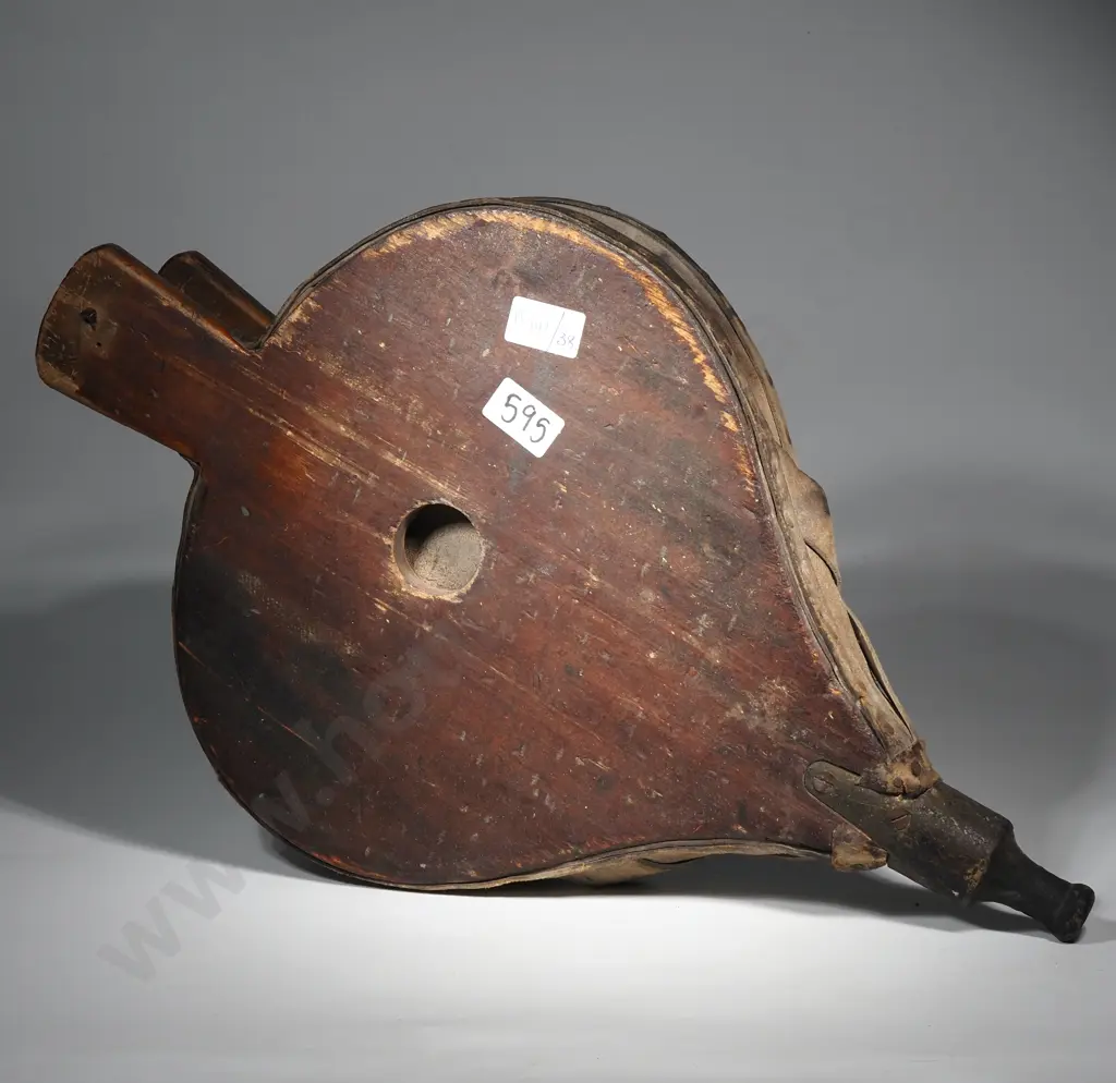 Vintage Wood & Brass Fire Bellows  Image 1++