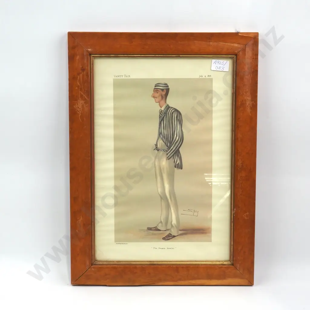 Vincent Brooks - The Demon Bowler - Print - 375mm X 245mm Image 1++