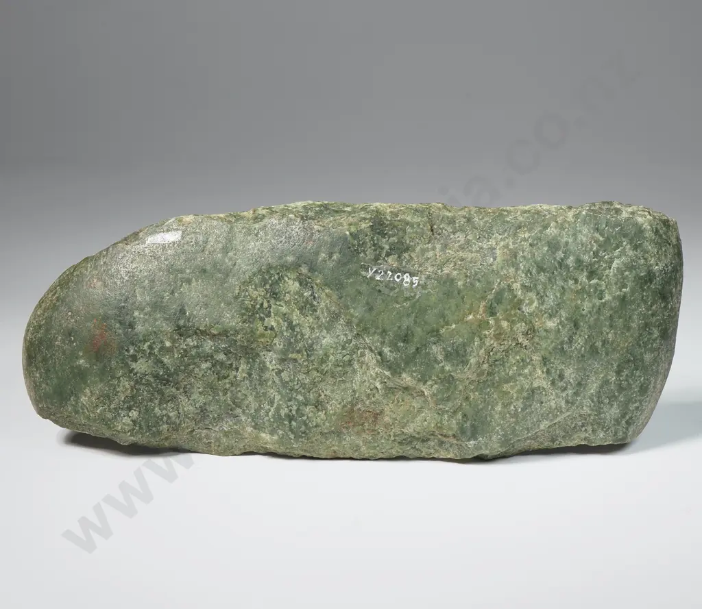 Substantial Pre- European Greenstone Toki Rough out - Y 22085 Image 1++