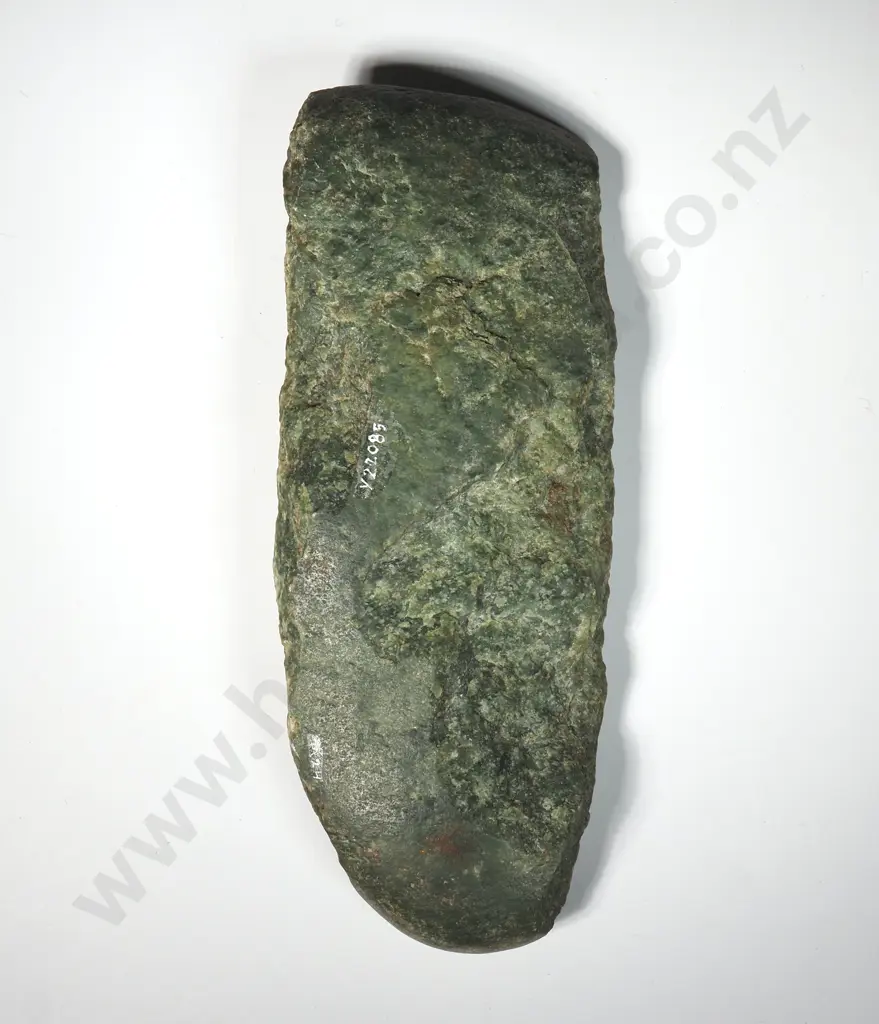 Substantial Pre- European Greenstone Toki Rough out - Y 22085 Image 1++