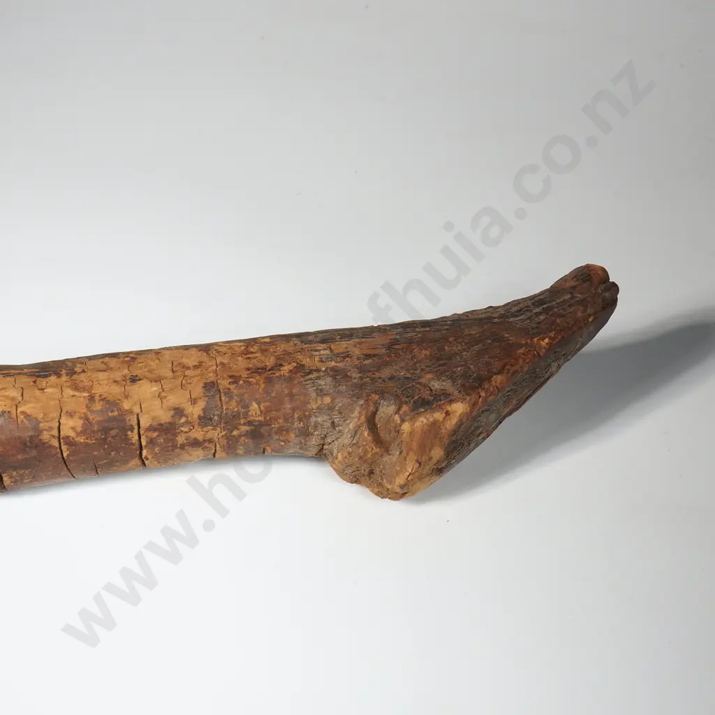 Exceptionally Scarce Pre- European Adze Handle - Y21736 Formally of the Field Collection Image 1++