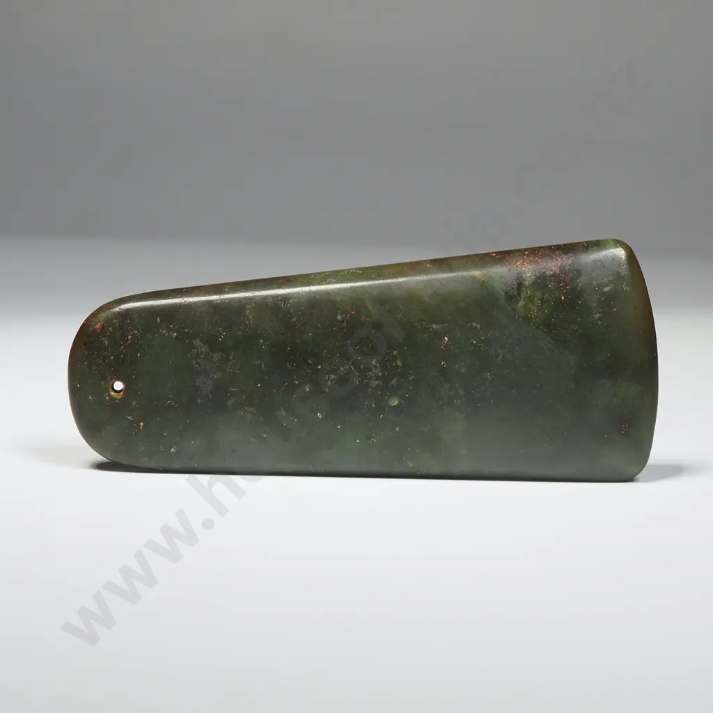 Jade Item w Drill Hole. Image 1++