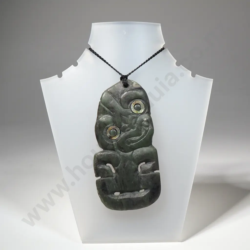 Large South Westland Kawakawa Hei Tiki Image 1++