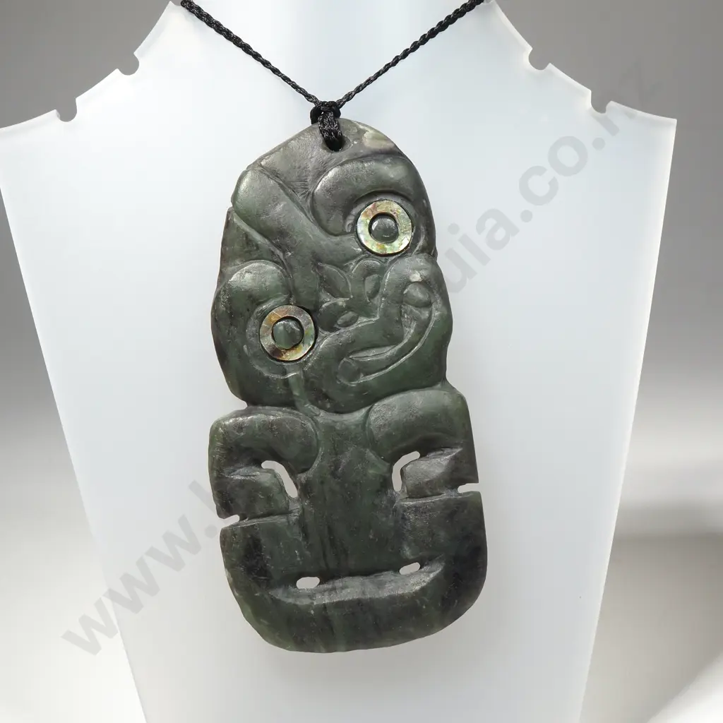 Large South Westland Kawakawa Hei Tiki Image 1++