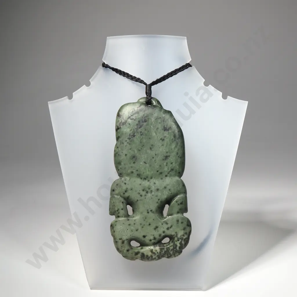 Exceptional Large Mint Kokopu Hei Tiki Image 1++