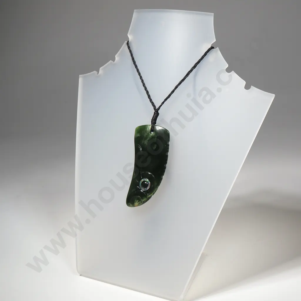 Exceptional Quality Marsden Flower Jade Niho Pendant Image 1++