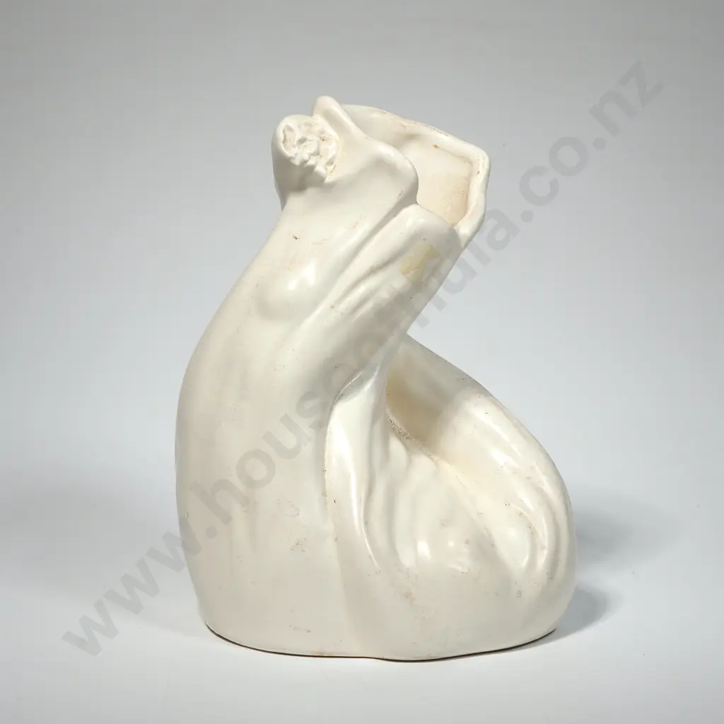 Crown Lynn Knotted tree Trunk Vase Image 1++