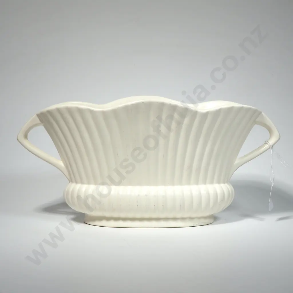 Crown Lynn vase. Impressed  No. 612? H130 x  W 300mm Image 1++