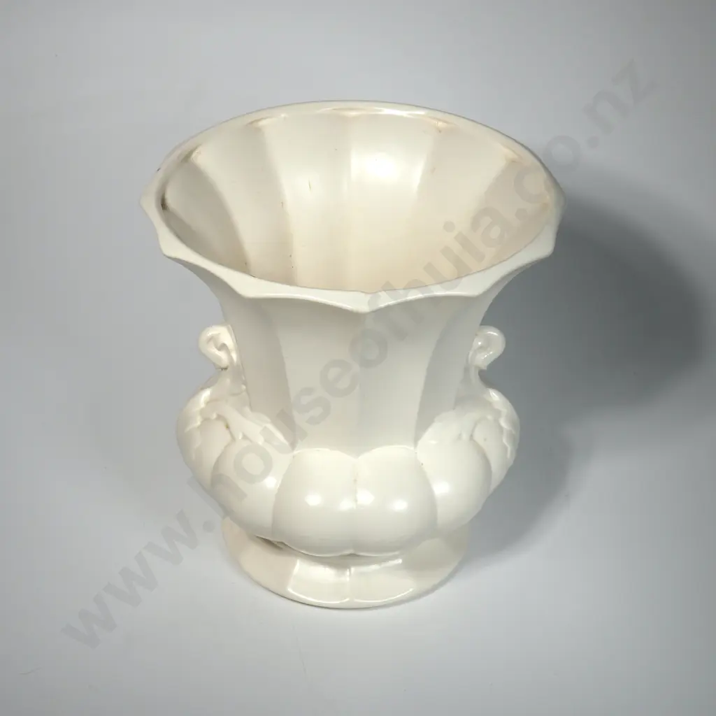 Crown Lynn Flat Topped Urn. Marked 603 To Base  Image 1++