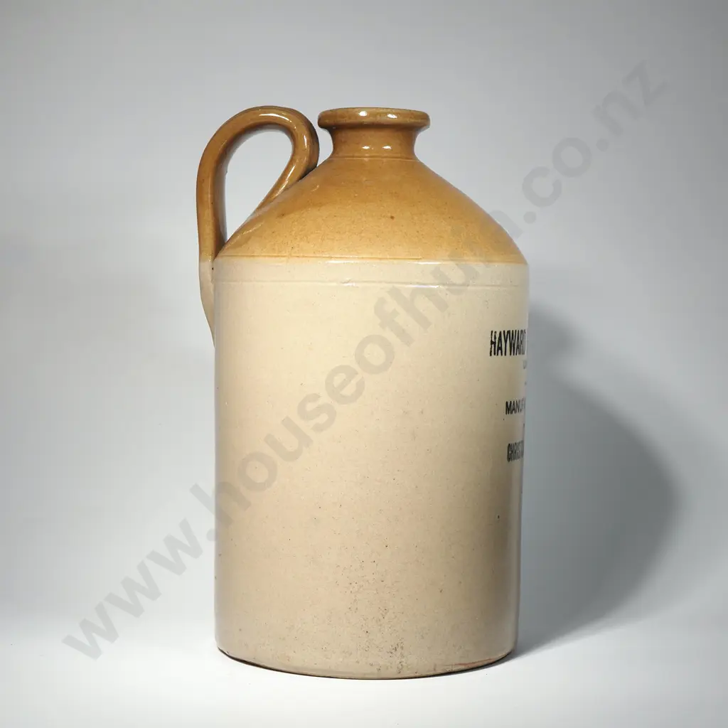 Stoneware Crock Advertising  Hayward Bros. & Co, Ltd, Christchurch Image 1++