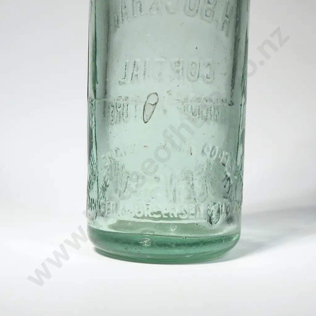 Buckham Cordial Queenstown Codd Bottle A/F Image 1++