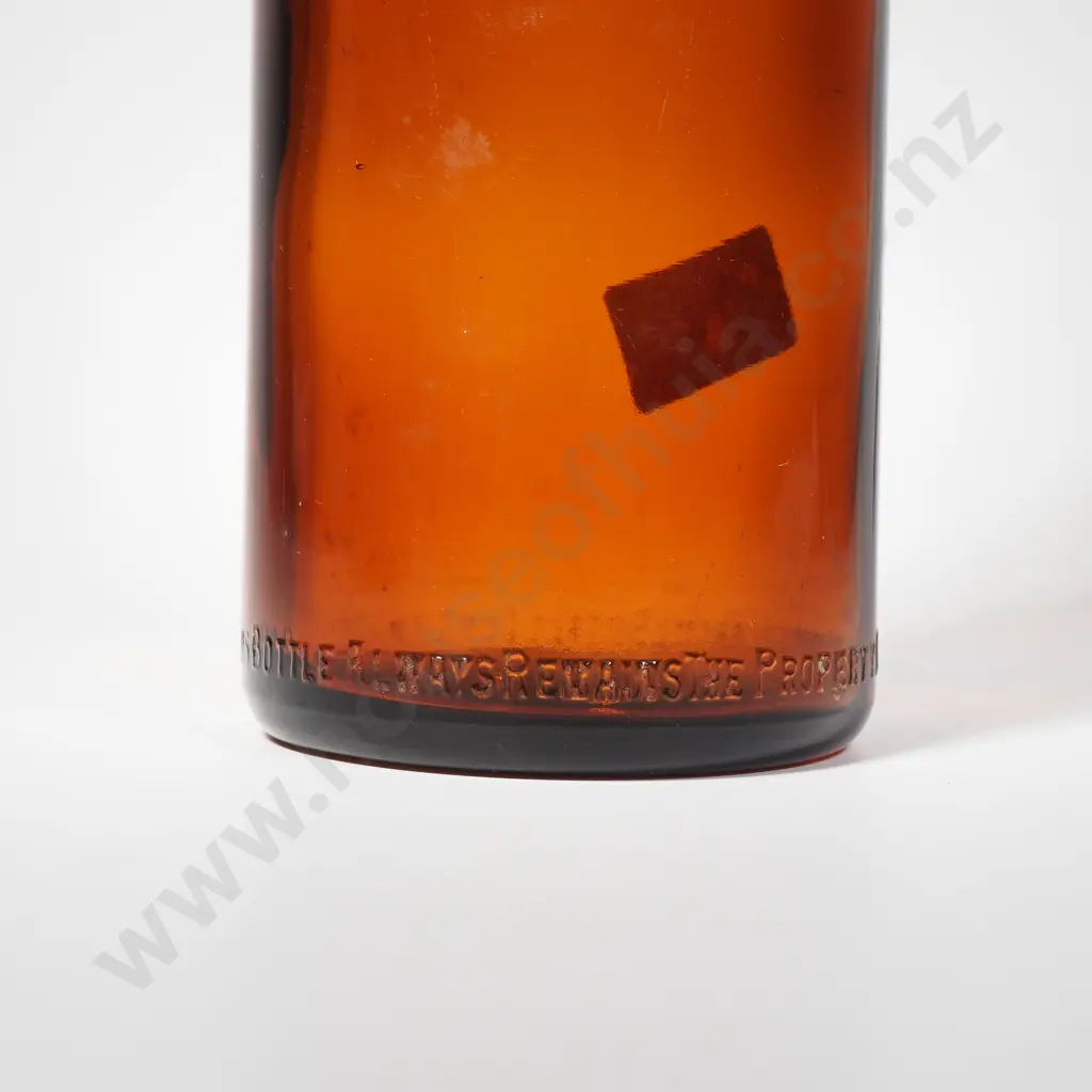 Vintage Beer Bottle Marked IBC - Invercargill Bottle Company, TF Quilters Matuara Bottle & a Thompson's Purity Bottle Image 1++