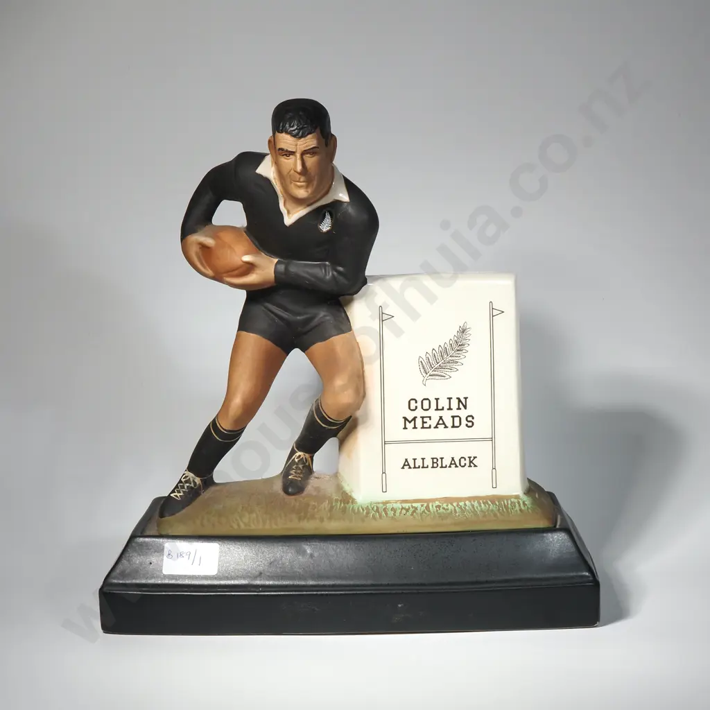 JIm Beam Decanter Featuring Colin 'Pinetree' Meads, Produced By Regal China Image 1++