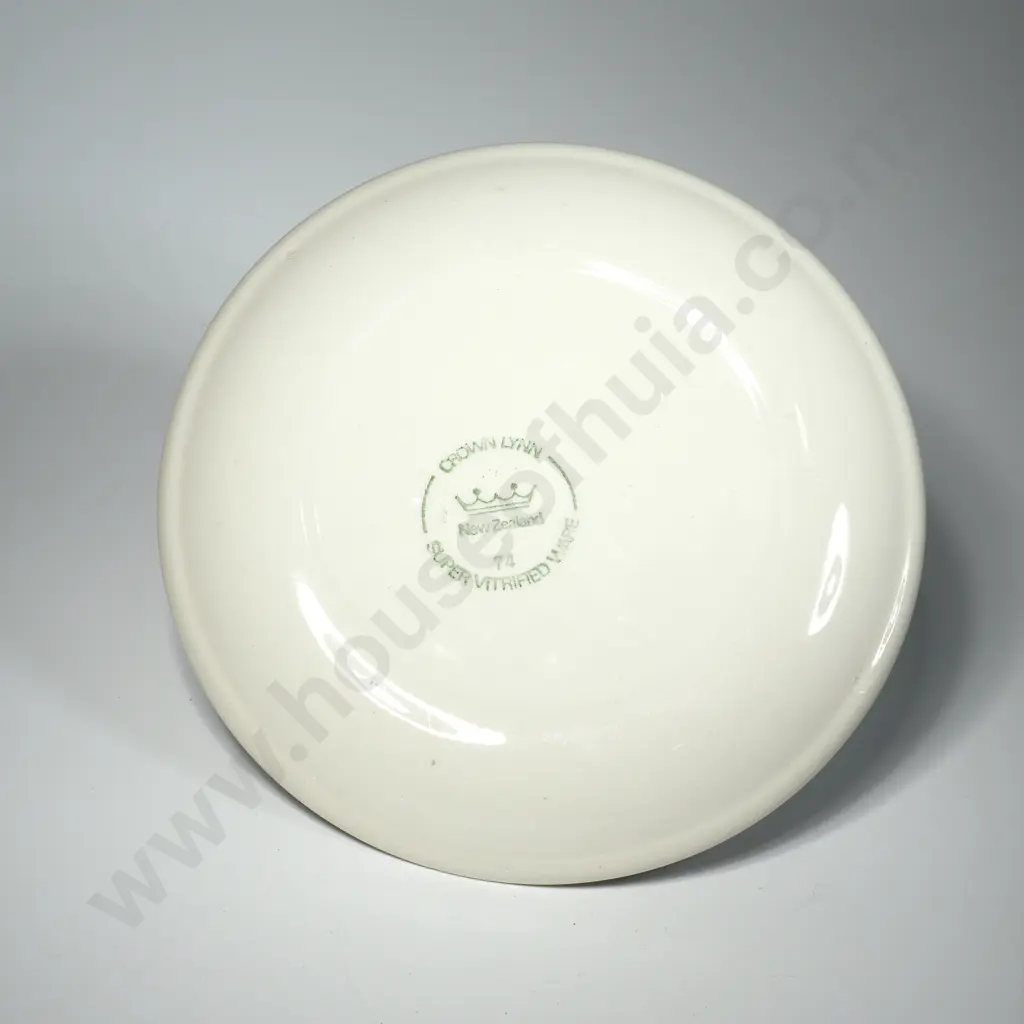 Crown Lynn Plate For Ministry Of Works (Possibly Haast). Diameter 162mm Image 1++