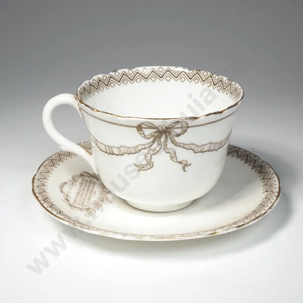 Antique Richard J. Seddon ( NZ Prime Minister ) Royal Doulton Duo Image 1++