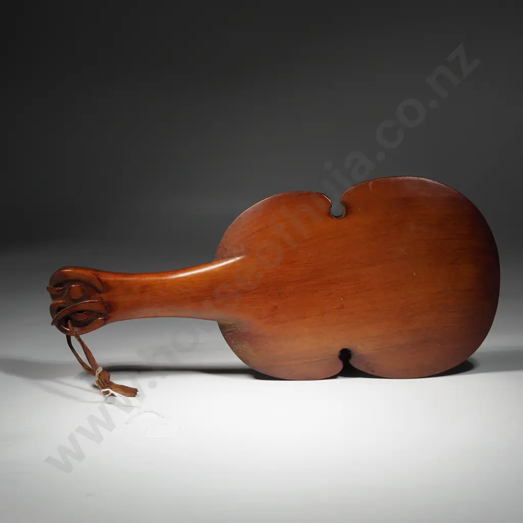 Maori Folk Art Wooden Mere Image 1++