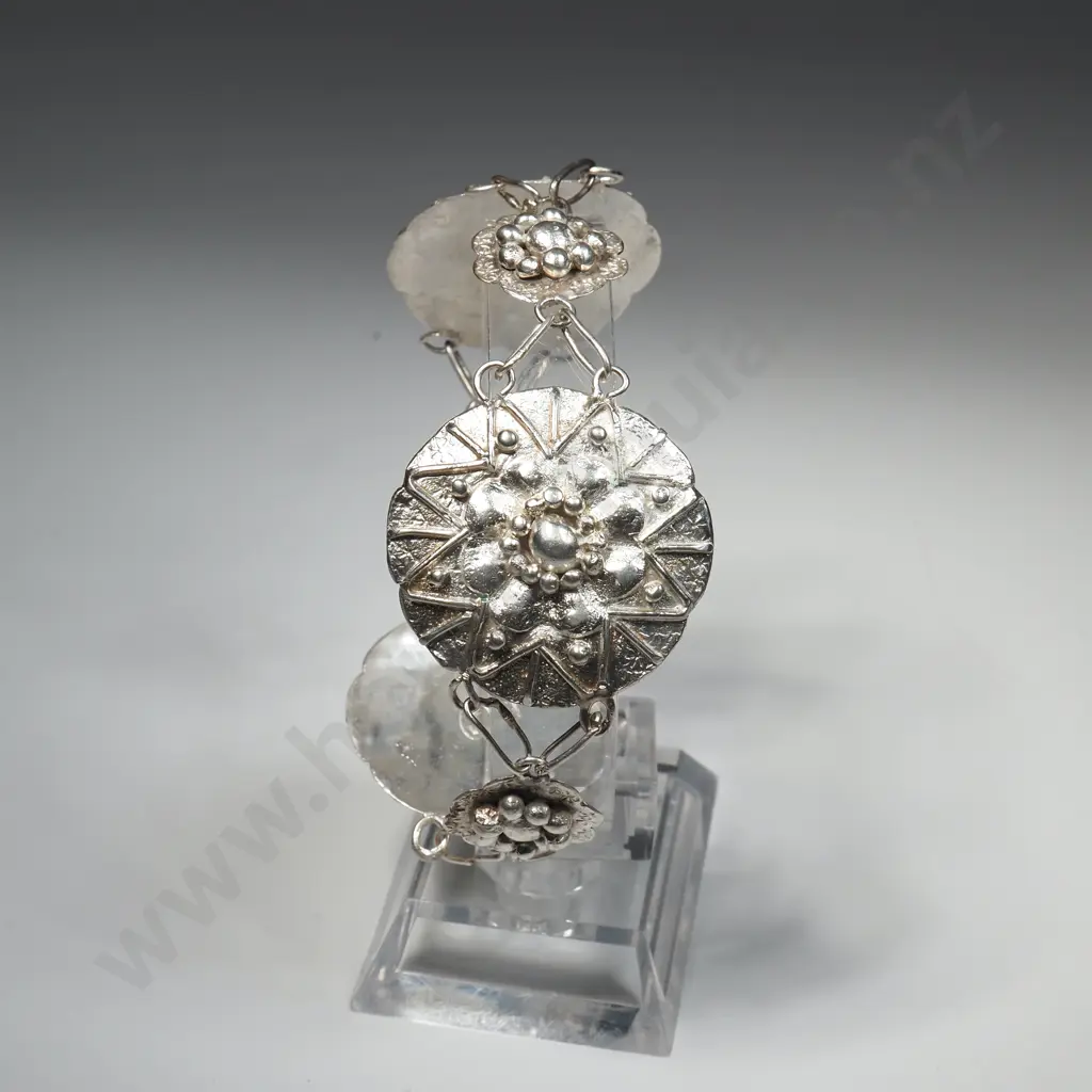 Exquisite Edith Morris Sterling Silver Bracelet Image 1++