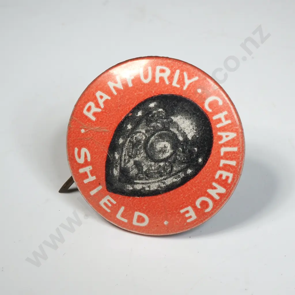 Ranfurly Challenge Shield Ephemera Pin Image 1++