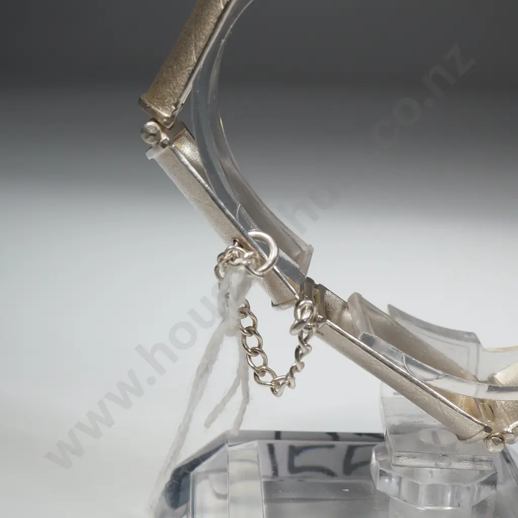 Koji Miyazaki: Sterling Silver Sectional Bamboo Bracelet. Image 1++