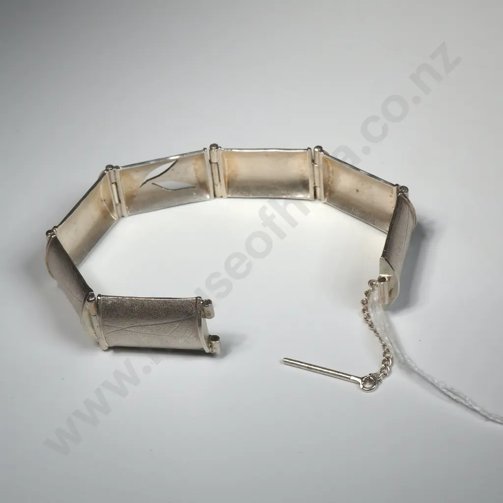 Koji Miyazaki: Sterling Silver Sectional Bamboo Bracelet. Image 1++