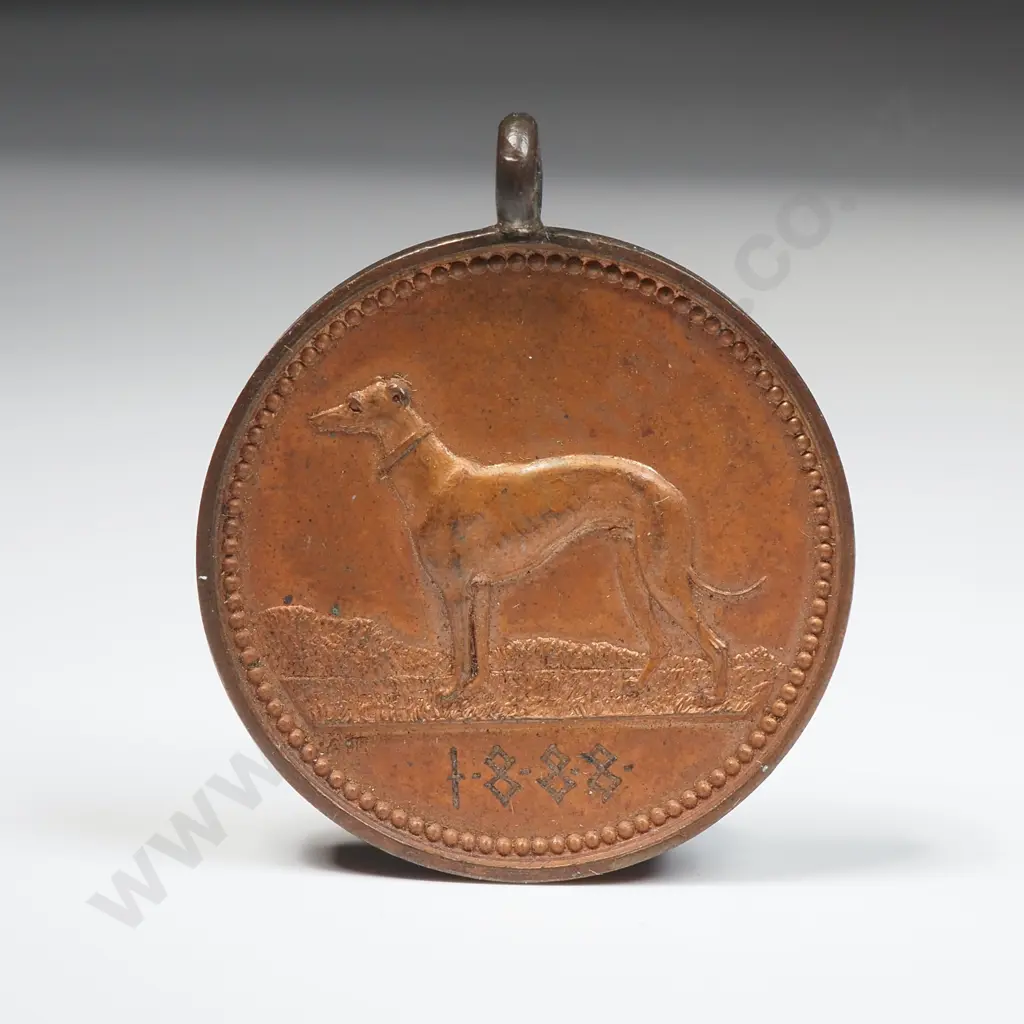 1888 Anton Teutenberg Auckland Poultry Pigeon Cage Bird & Dog Society Bronze Medals, 2nd Prize Awarded to G. Forman Image 1++