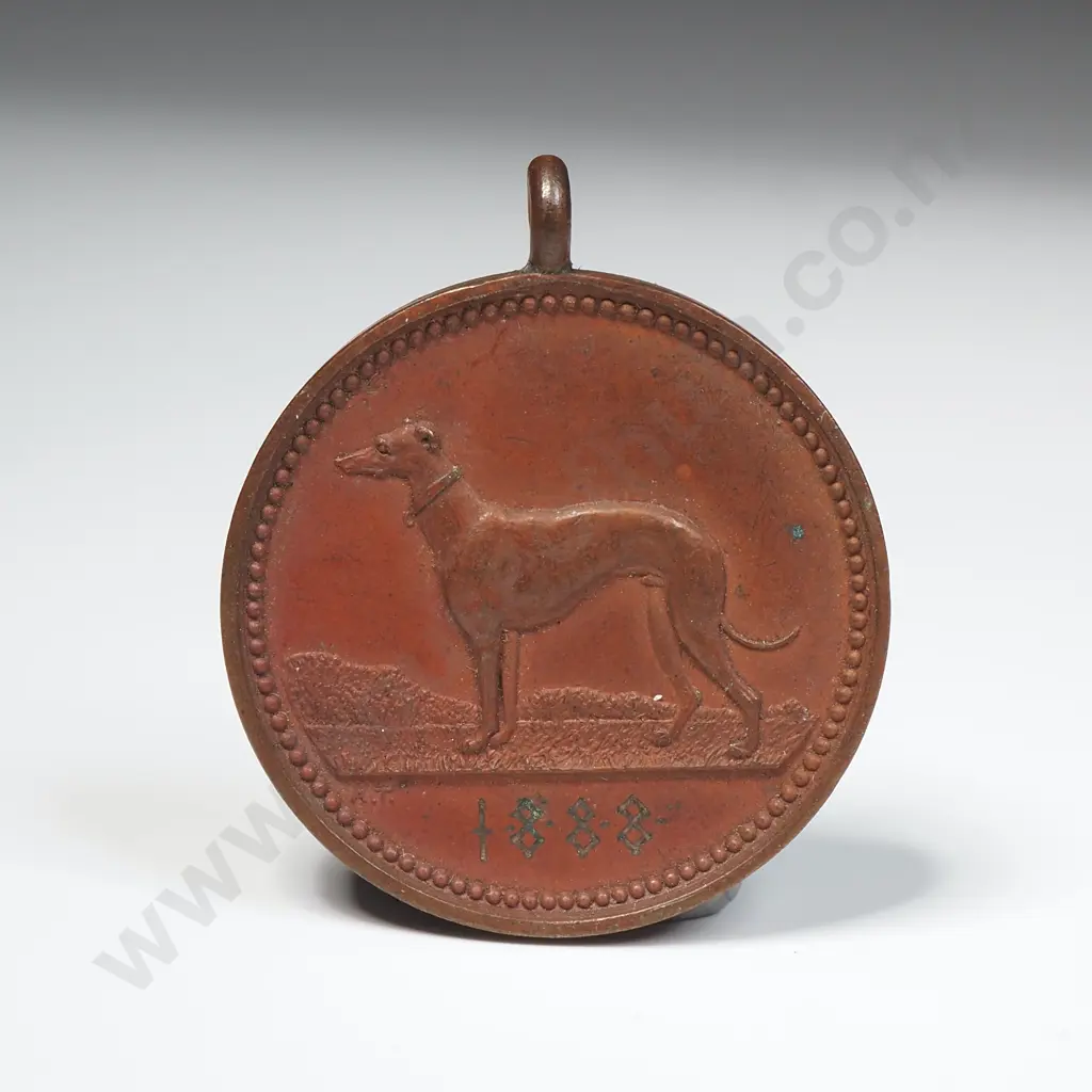 1888 Anton Teutenberg Auckland Poultry Pigeon Cage Bird & Dog Society Bronze Medals, 2nd Prize Awarded to G. Forman Image 1++