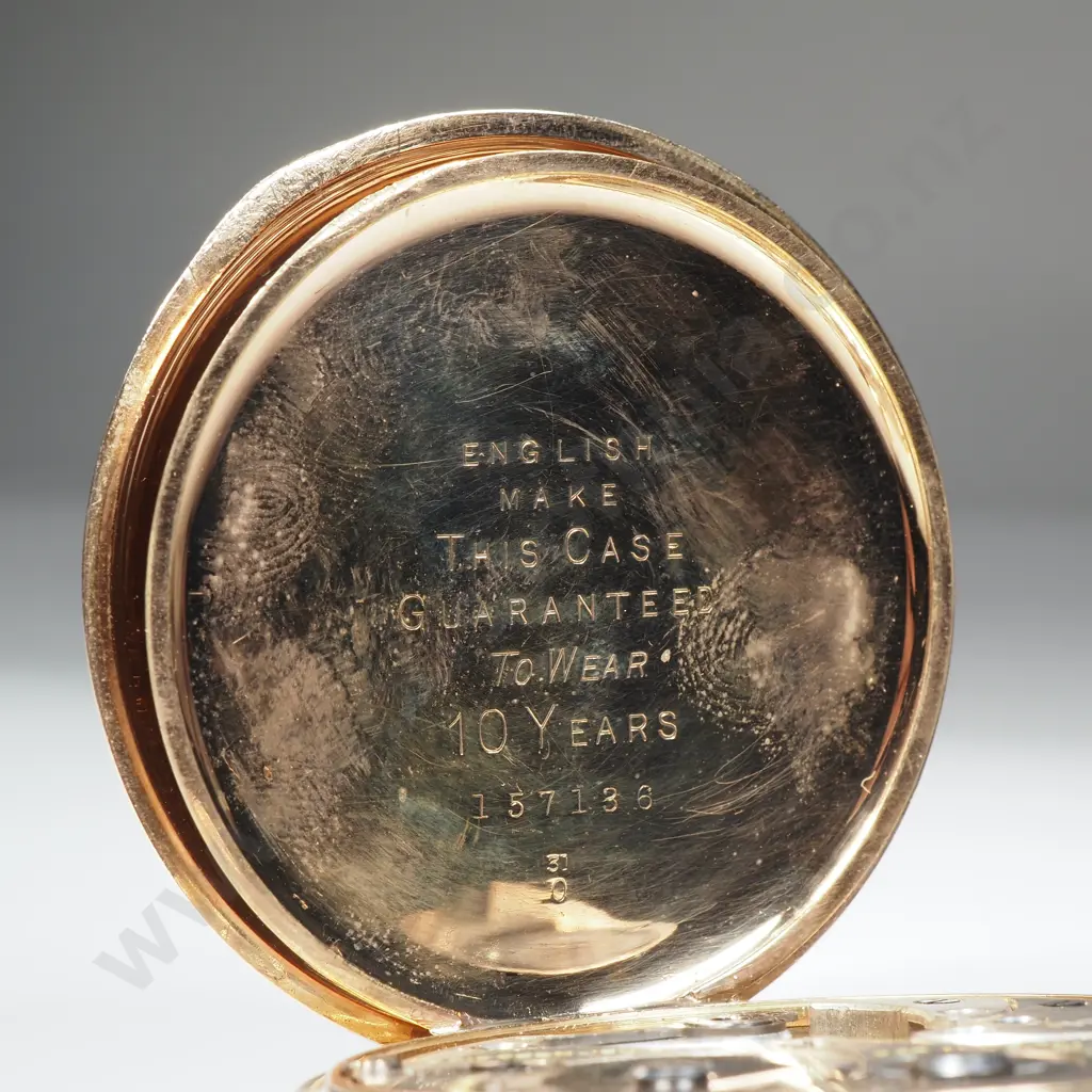 Antique Rolex Rolled Gold Pocket Watch w Interesting North Canterbury Inscription "Heathstock" Image 1++