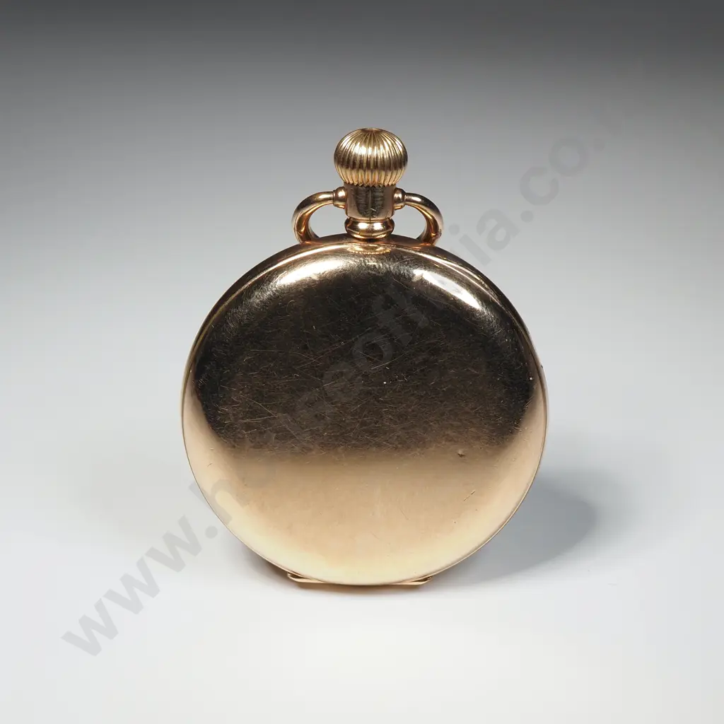 Antique Rolex Rolled Gold Pocket Watch w Interesting North Canterbury Inscription "Heathstock" Image 1++