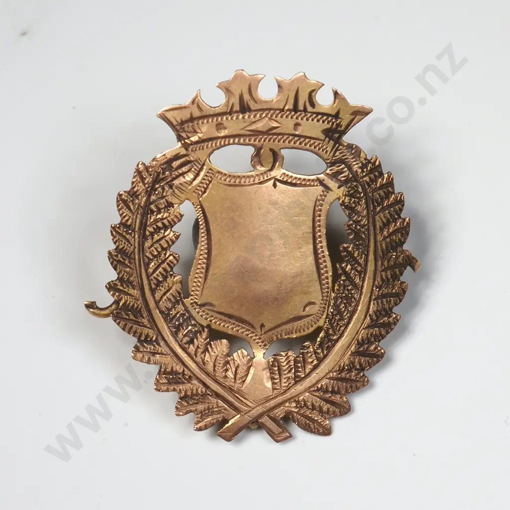 9ct Gold Fob Front Crest Image 1++