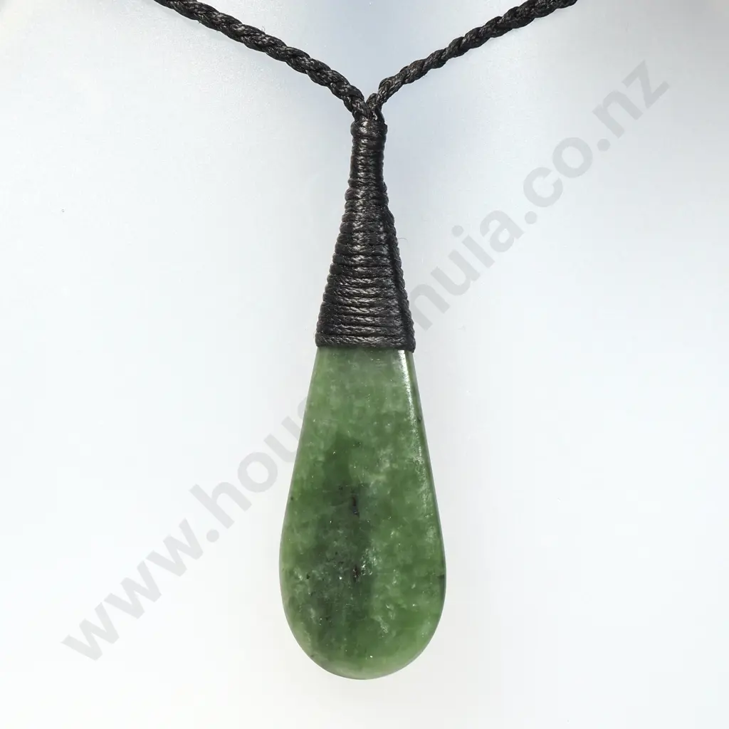 Greenstone/Pounamu Roimata Teardrop Pendant Image 1++