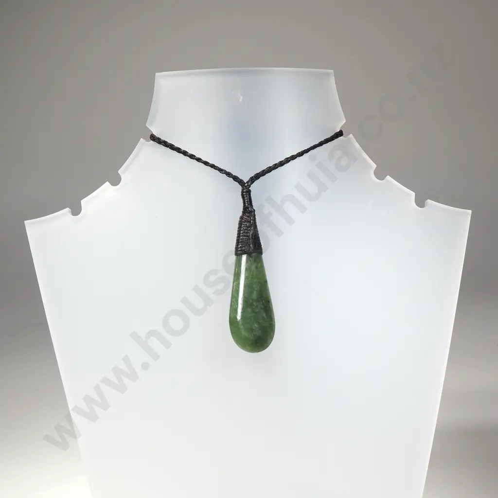 Greenstone/Pounamu Roimata Teardrop Pendant Image 1++