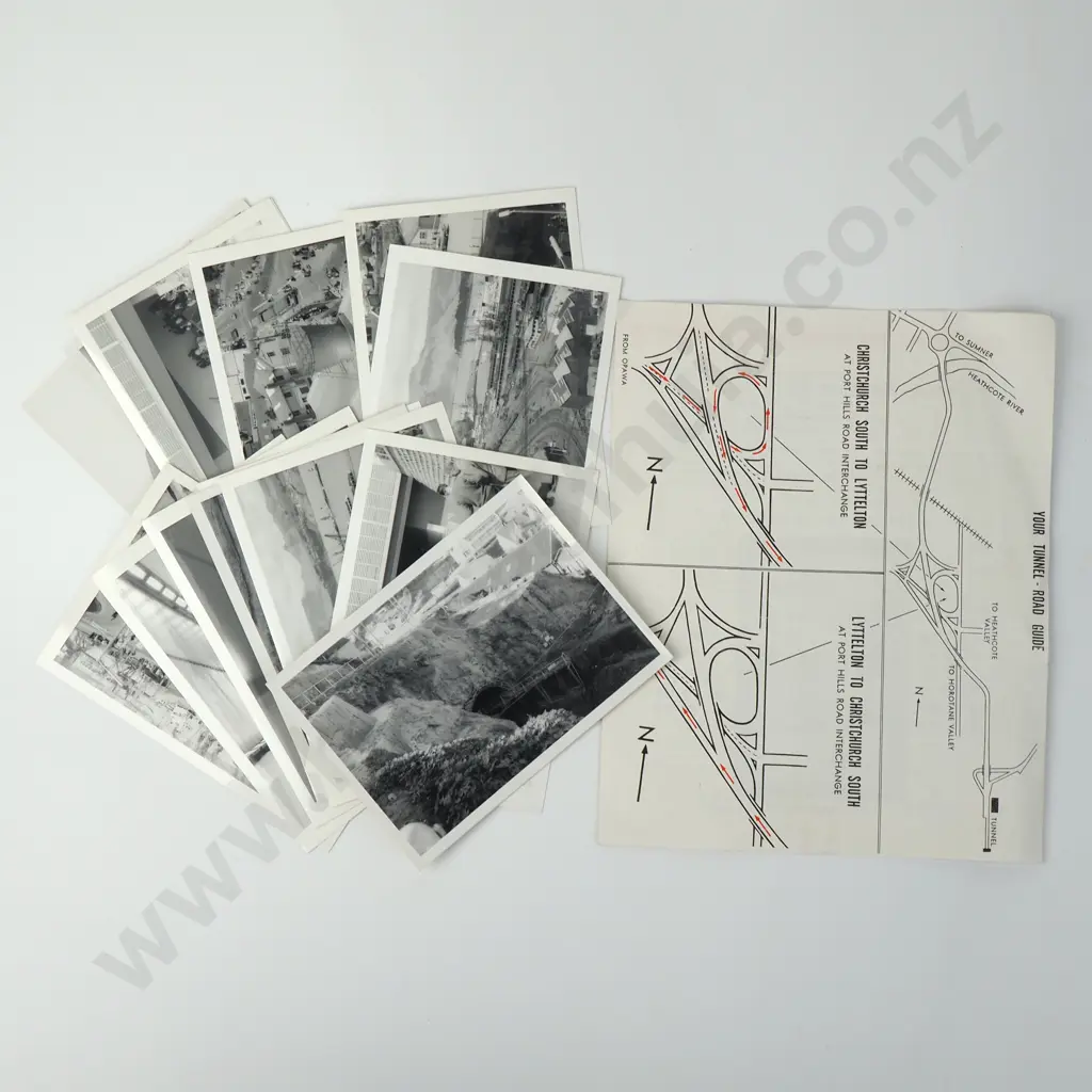 1964 Opening of the Lyttleton Road Tunnel Programme and Assorted Photographs of the Event  Image 1++