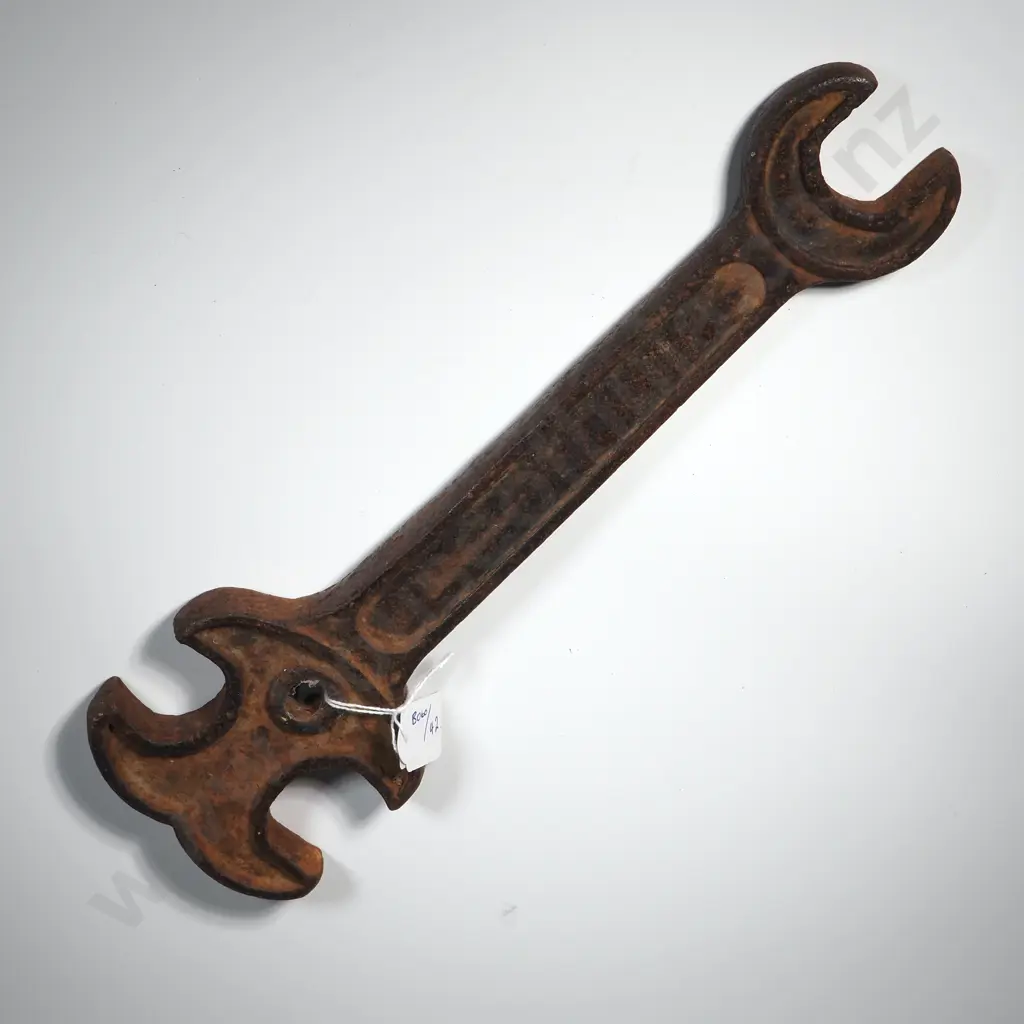 P & D Duncan No 1 Cast Iron Plough Wrench, Originally Supplied w Agricultural Implements Image 1++