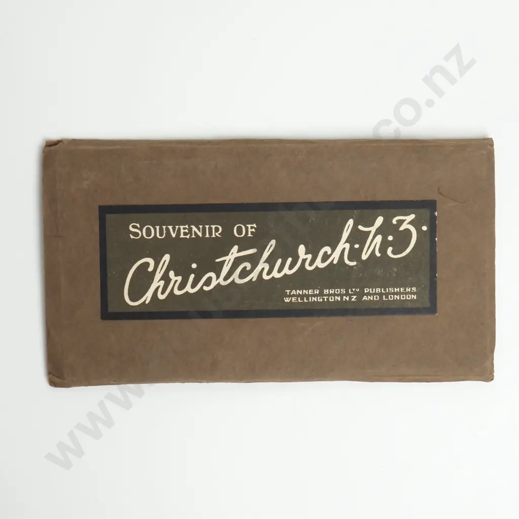 Vintage Photographic Booklet  "Souvenir of Christchurch' By Tanner Bros Image 1++